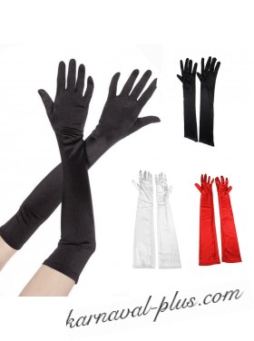 Карнавальные перчатки супердлинные 48см, цвета микс. 